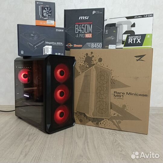 Мощный игровой компьютер Ryzen 5/RTX 3060 12Gb