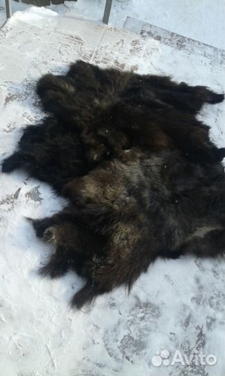 Козьи шкуры выделанные