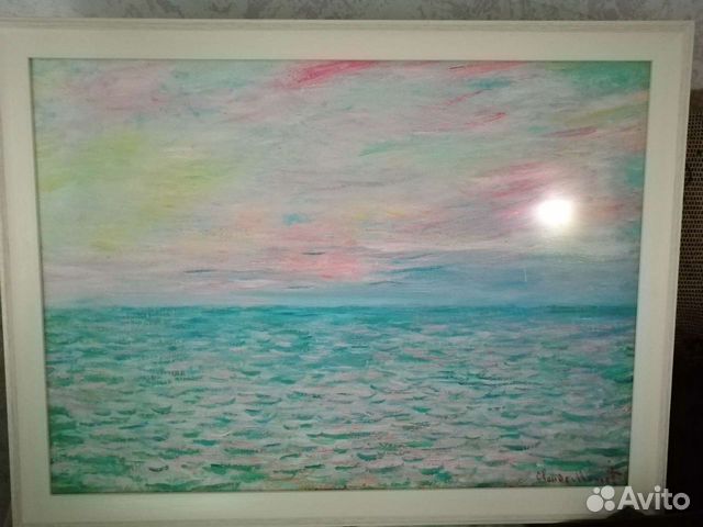 Интерьерная картина масло с подсветкой