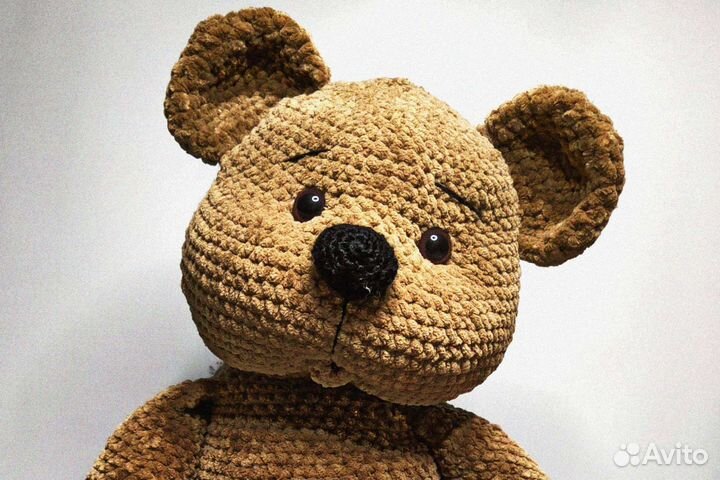 Игрушка мишка (42 см) ручной работы - амигуруми