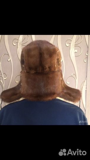 Мужская зимняя шапка ушанка меховая