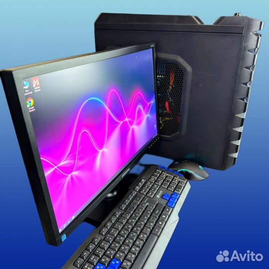 Отличный пк / Intel Core i3, 8gb, SSD, HDD