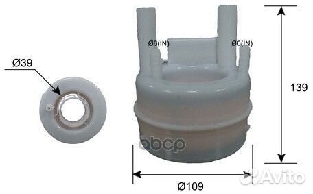 Фильтр топливный nissan fst22001 azumi