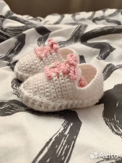 Пинетки-кеды для девочки