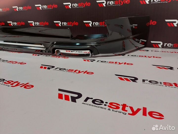 Губа задняя Toyota Land Cruiser Prado 150 13-17 Че