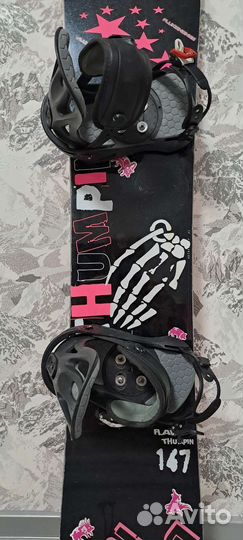 Сноуборд Flave Thumpin 147cm+крепления Elan