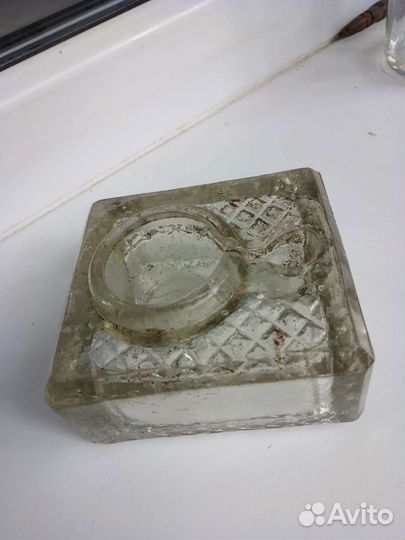 Чернильница стеклянная СССР