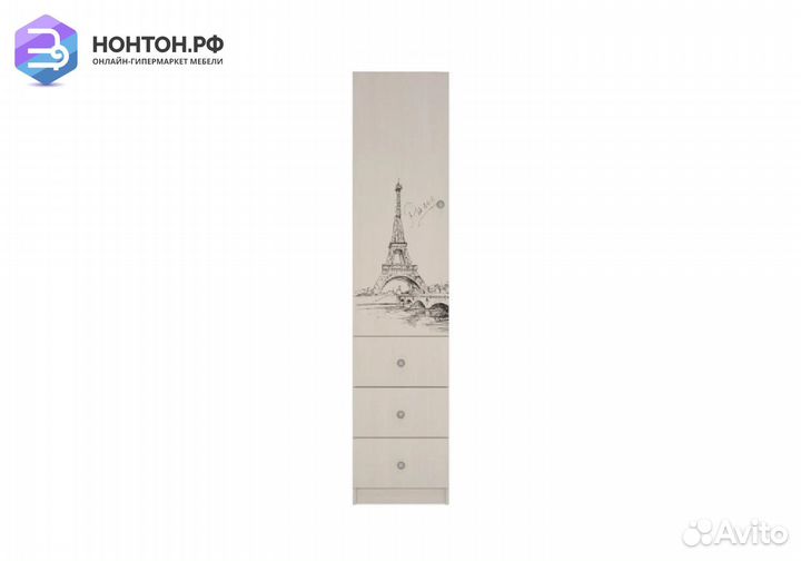 Пенал комбинированный Мийа-3А шк-004 ясень шимо св