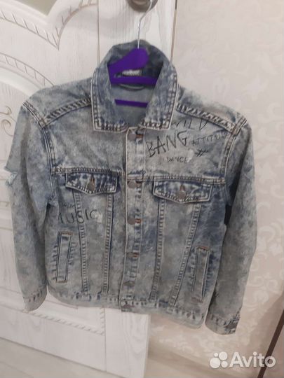 Джинсовая куртка gulliver, на 9 лет