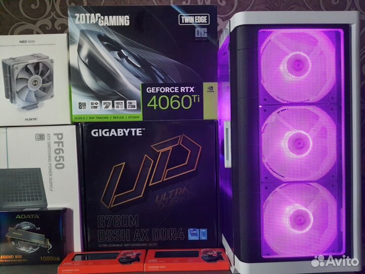 Оптимальный Core i5 13400F/32GB/1Tb/WiFi+RTX4060Ti