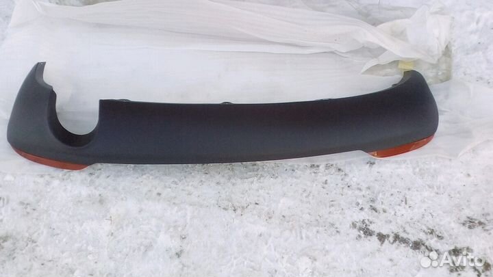 Диффузор (накладка, спойлер) заднего бампера Kia C