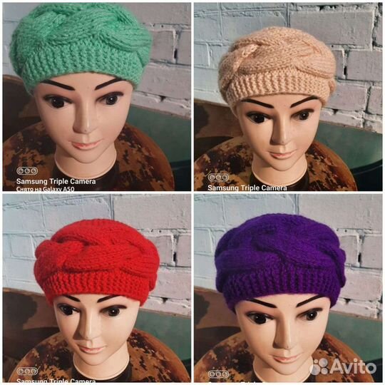 Вязанный ободок