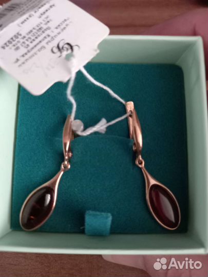 Серьги серебро 925