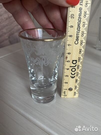 Стопка хрусталь новые