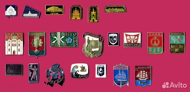 Значки из республик СССР