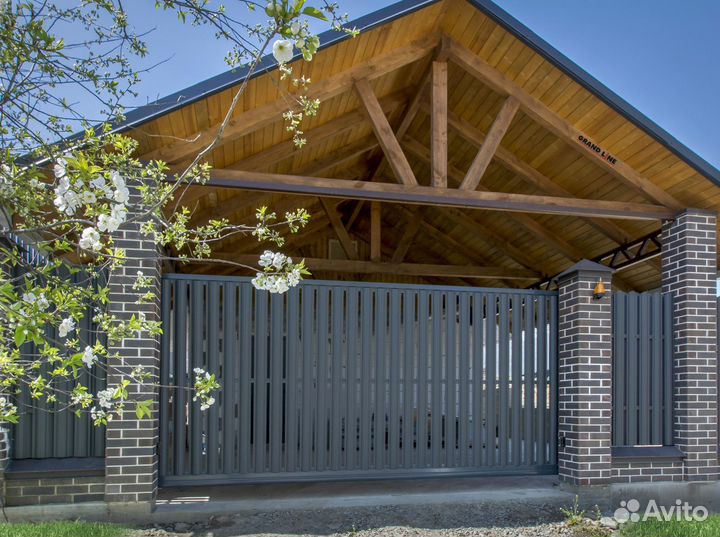 Металлический штакетник / Евроштакетник