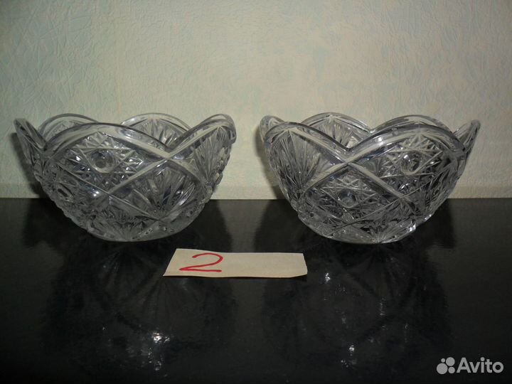 Вазы хрустальные