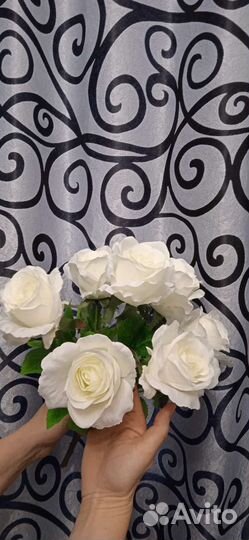 Искусственные цветы розы