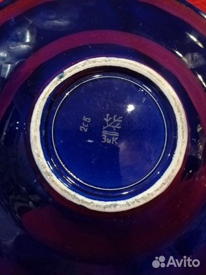 Тарелка керамическая. Конаково