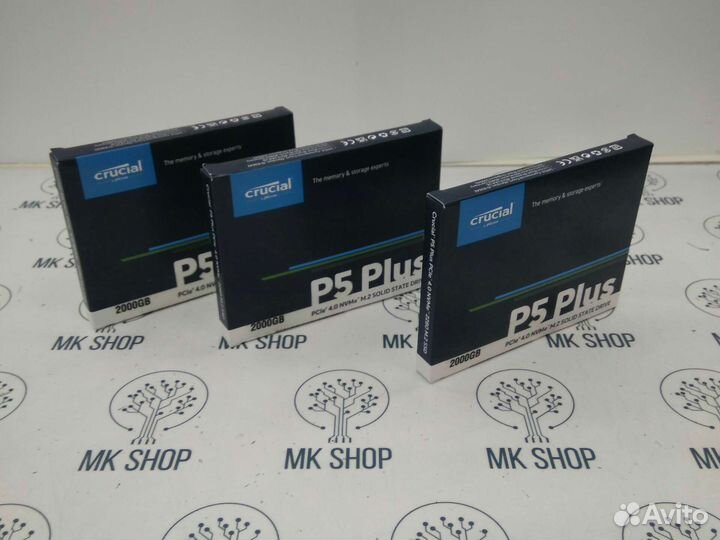 Новый SSD Crucial P5 Plus CT2000P5pssd8 2тб