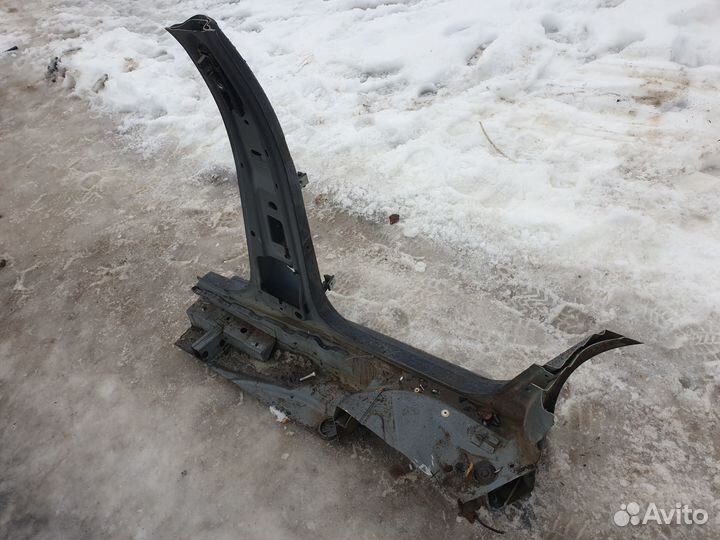 Порог правый со стойкой Vw Polo Sedan Поло Седан