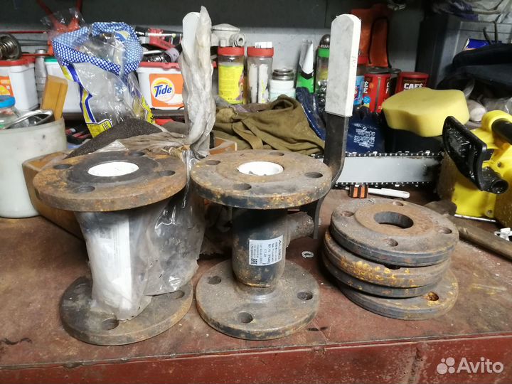 Вентиля шаровые(д.40),с ответ.фланц