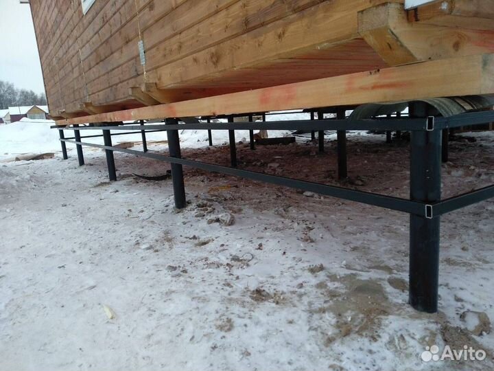 Монтаж винтовых свай