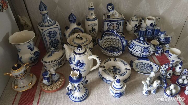 Фарфоровая посуда Гжель