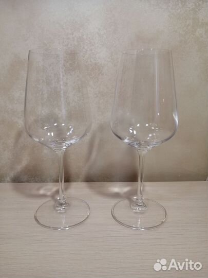 Новые бокалы для вина bohemia crystalite paola