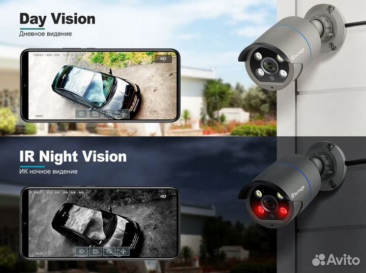 IP-камера Techage 4 мп PoE