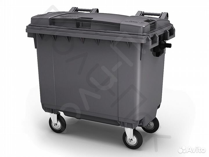 Мусорный бак пластиковый 660л R5675