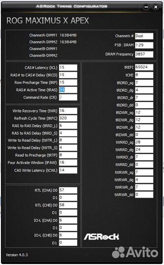 I9 9900k + asus apex 10 + gskill 32gb DDR4