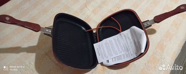 Чугунная сковорода гриль