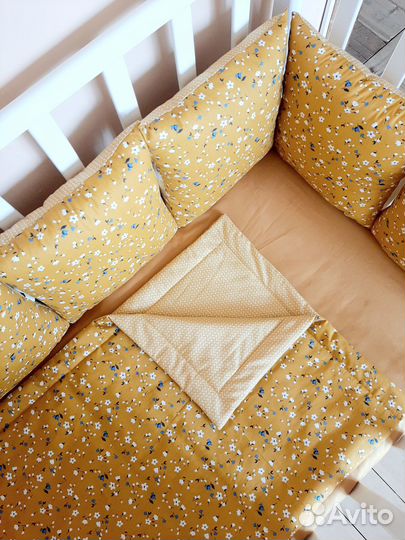 Бортики в кроватку новые