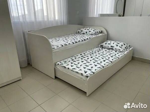 Выдвижная кровать для двоих детей