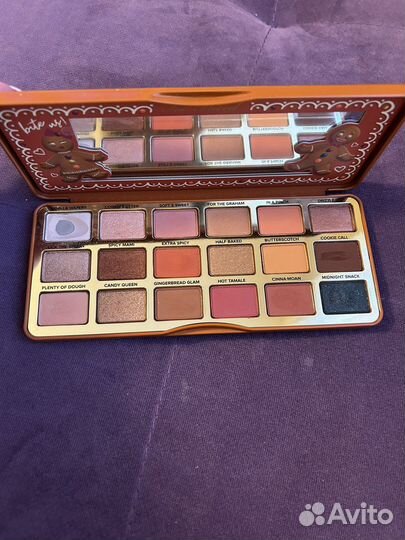 Палетка теней too faced