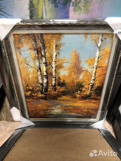Картина. Осень. Живопись. Масло. Размер 40*50