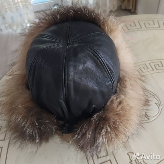 Женская зимняя натуральная шапка -ушанка