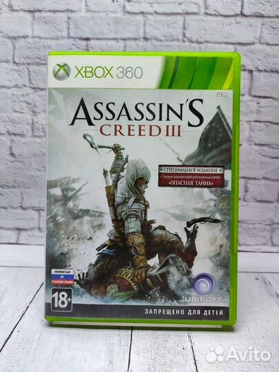 Assassin'S creed III (xbox 360, бу)