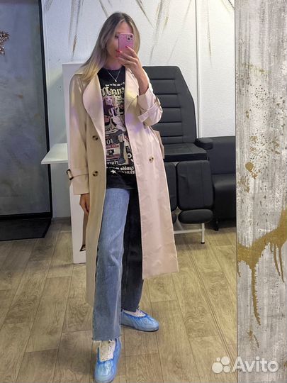 Тренчи на весну, бежевый и цвет хаки