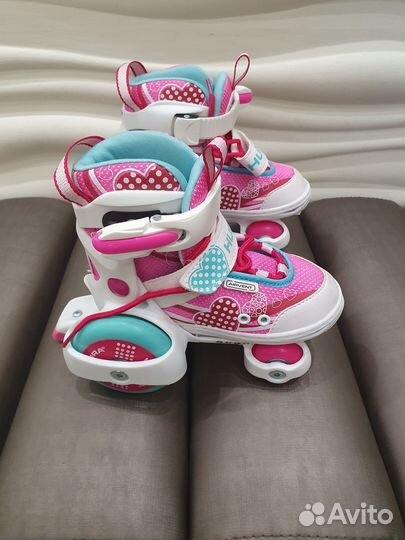 Раздвижные ролики-квады MY first quad girl