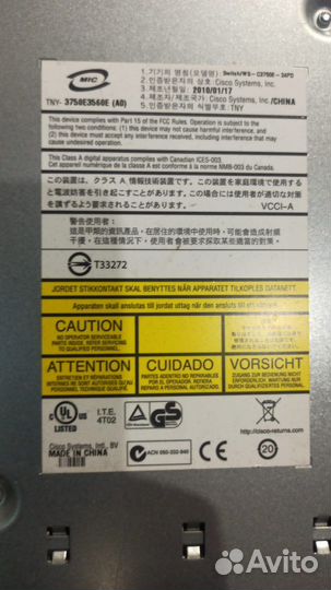 Cisco ws-c3750e-24pd s v03