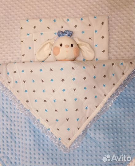 Новый набор в коляску - матрасик и подушечка