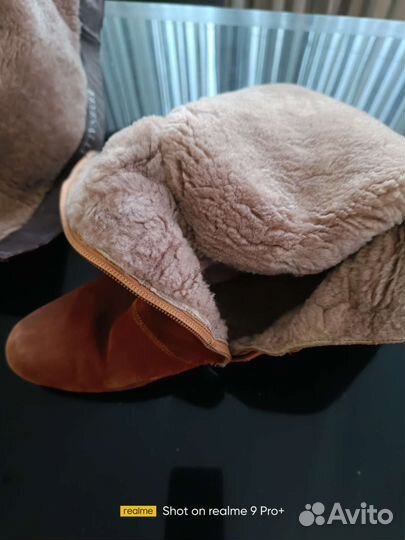 Сапоги зимние женские замшевые 39 Италия