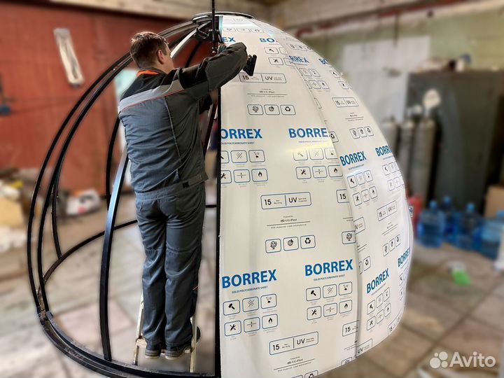 Купольная беседка иглу