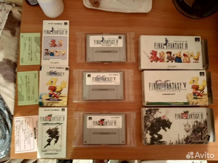 Final Fantasy 4 5 6 FF super Famicom