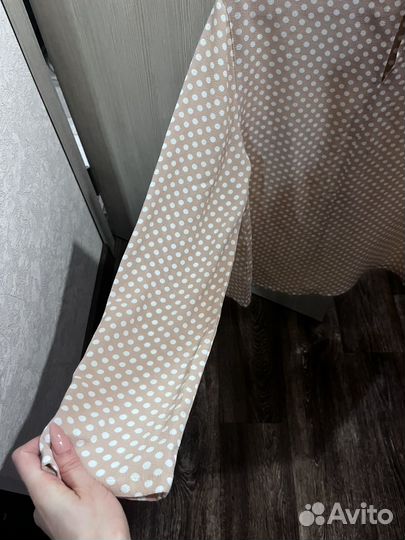 Блуза в горошек