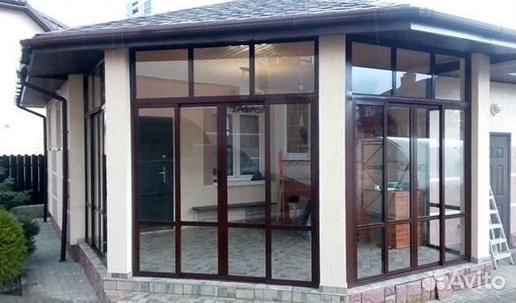 Окна на веранду