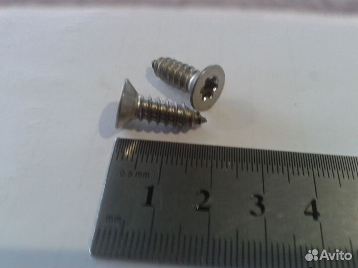 Саморез потай/гл torx/шл/ Din 7982 A2 C 6,3х19 #95