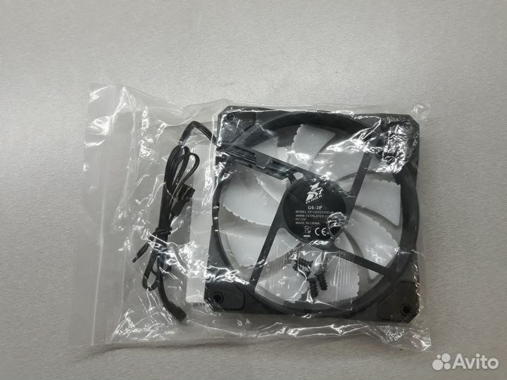 Вентилятор для корпуса 120мм с подсветкой радужной